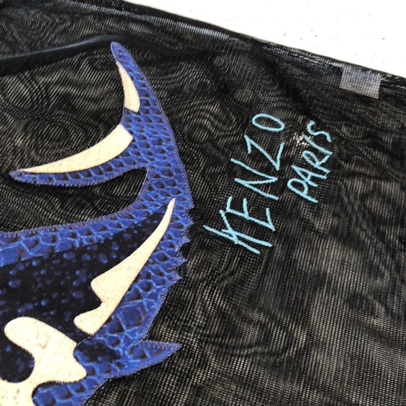 Sheer net boxy shark top - Picture 10 of 10